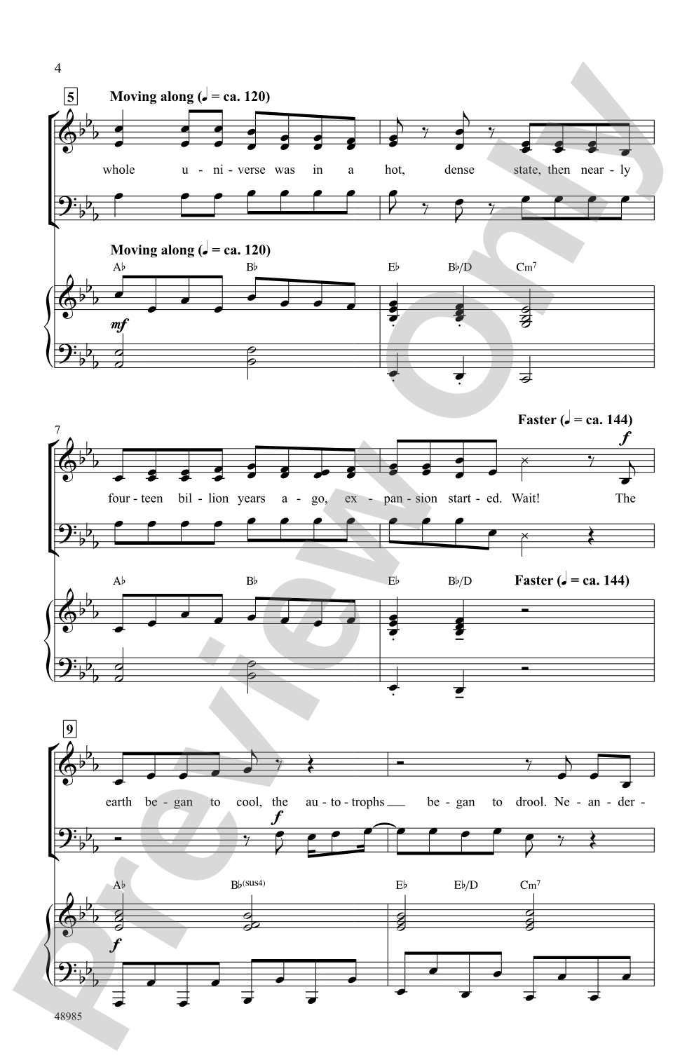 Streaming Sitcoms: SAB Choral Octavo