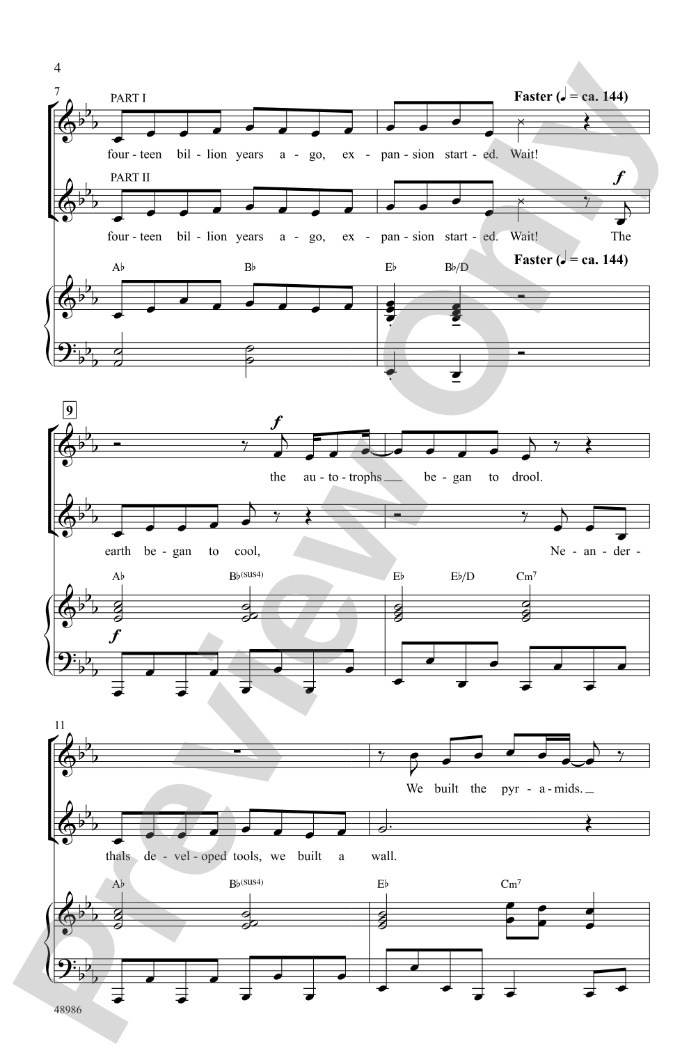 Streaming Sitcoms: 2-Part Choral Octavo