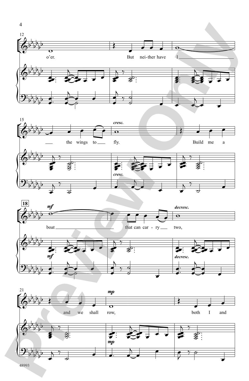 The Water Is Wide: 2-Part Choral Octavo