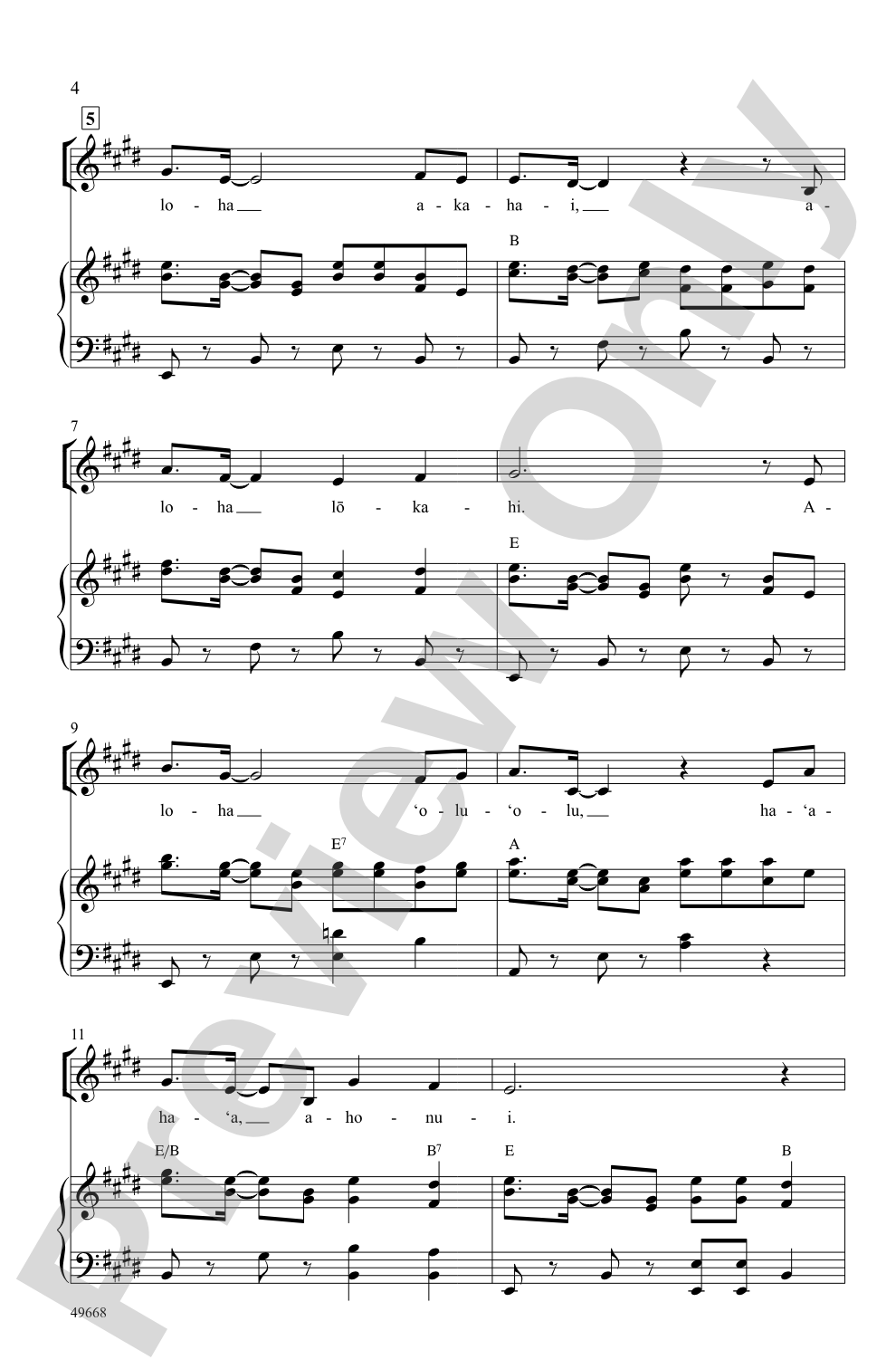 Aloha Spirit: 2-Part Choral Octavo