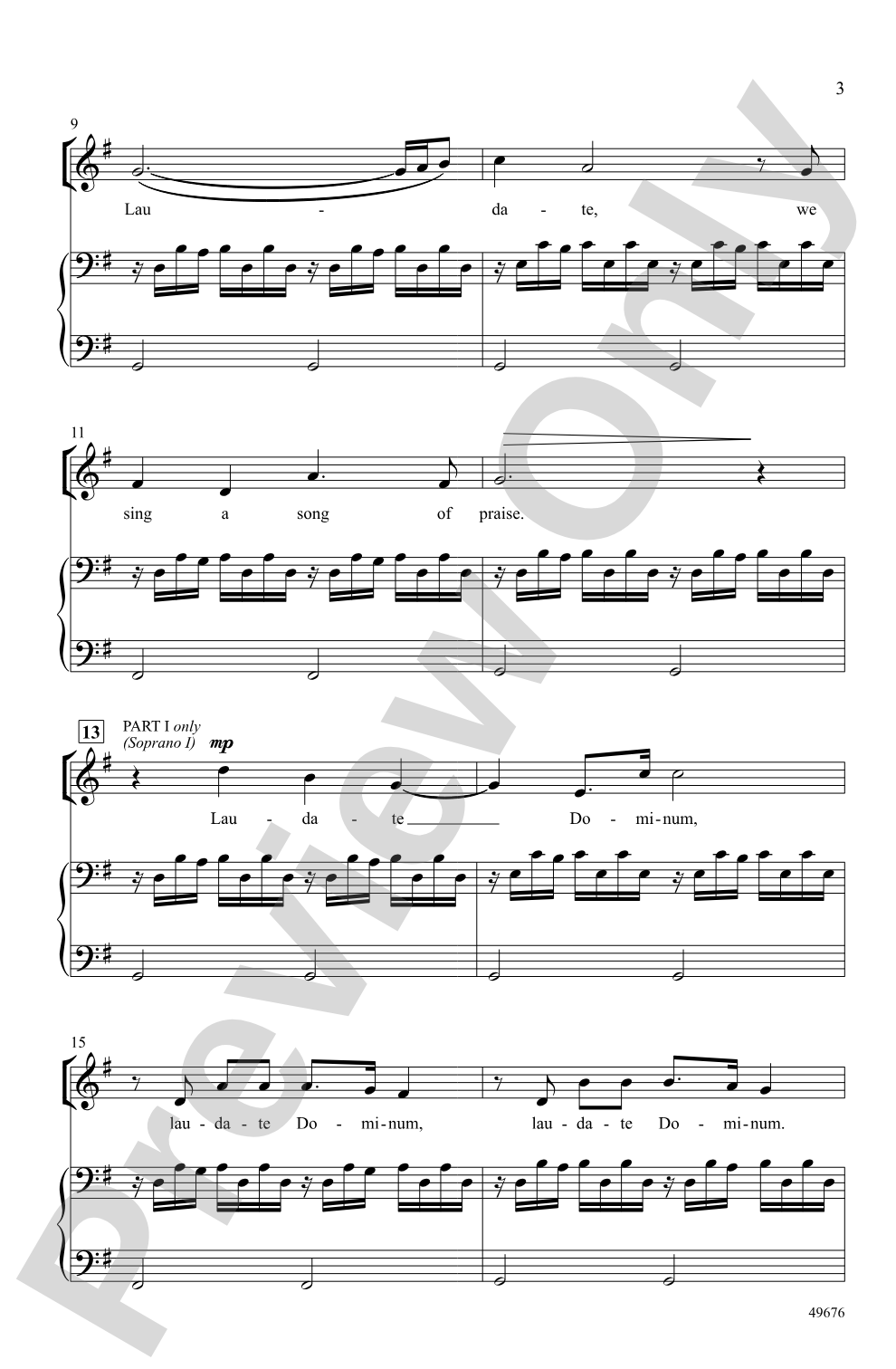 Laudate Dominum: 2-Part / SSA Choral Octavo