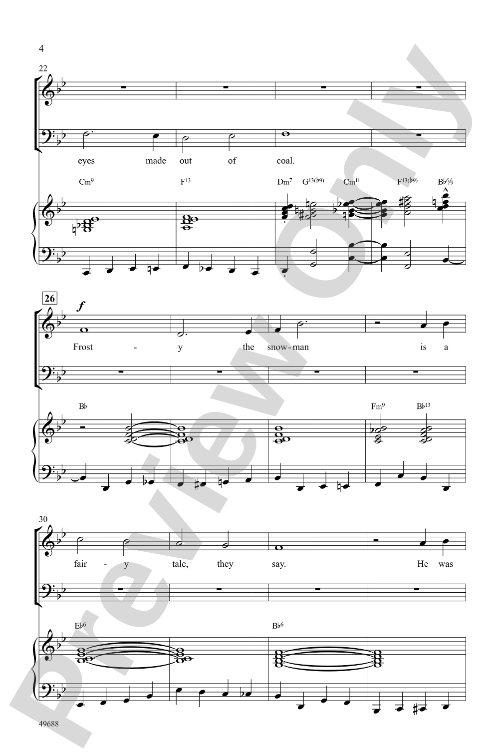 Frosty the Snowman: SAB Choral Octavo