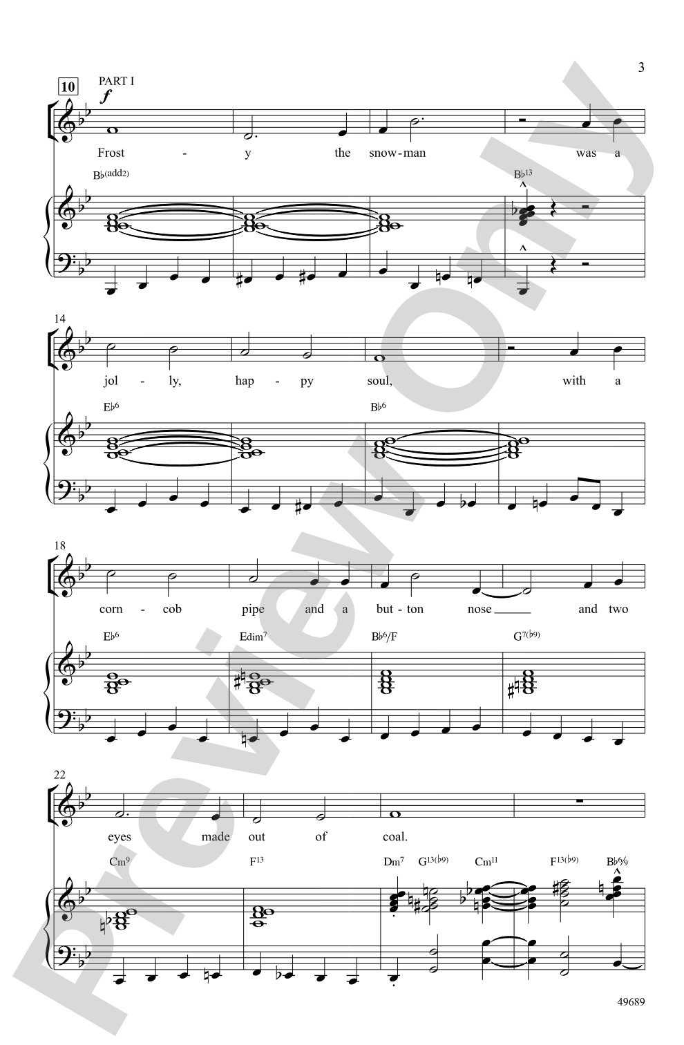 Frosty the Snowman: 2-Part Choral Octavo