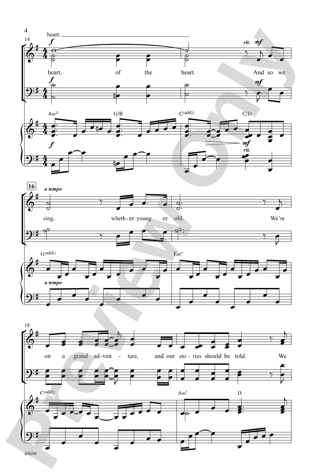 And So We Sing: SATB Choral Octavo