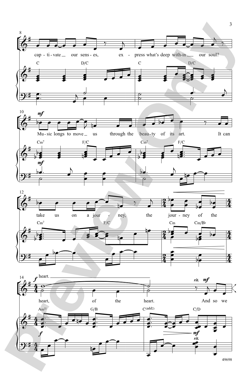 And So We Sing: 2-Part Choral Octavo