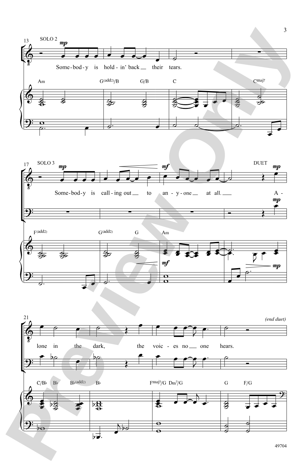 Harmony's Never Too Late: TTBB Choral Octavo