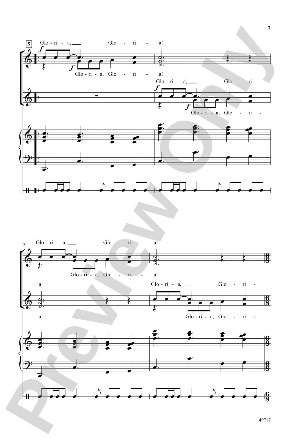 Hodie Fanfare: SSAA Choral Octavo