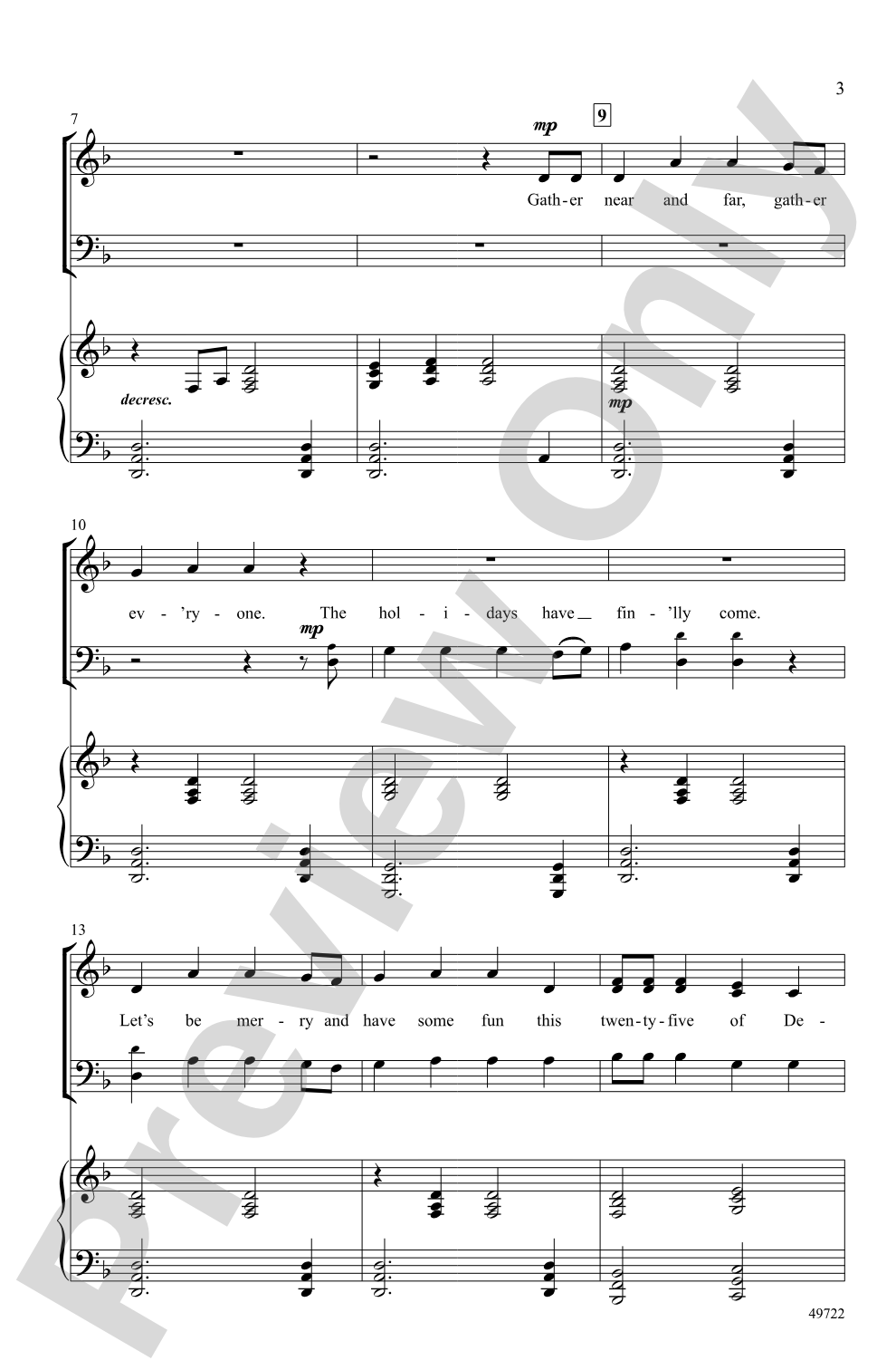 This Twenty-Five of December: SAB Choral Octavo