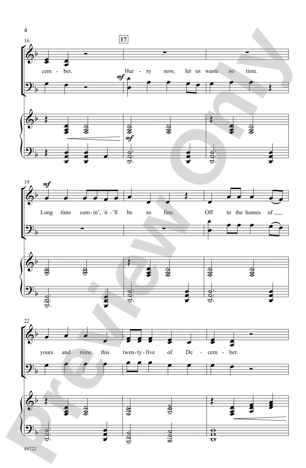 This Twenty-Five of December: SAB Choral Octavo