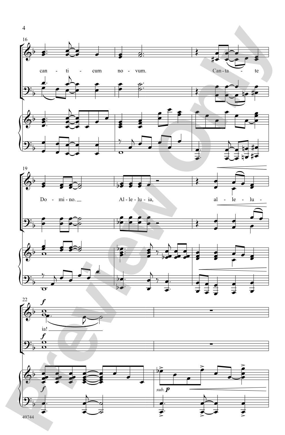 Benedicamus Domino: SATB Choral Octavo