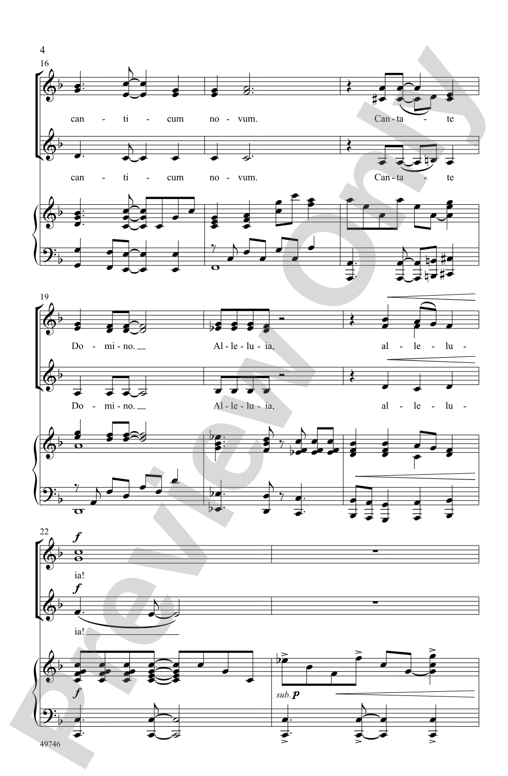 Benedicamus Domino: SSA Choral Octavo
