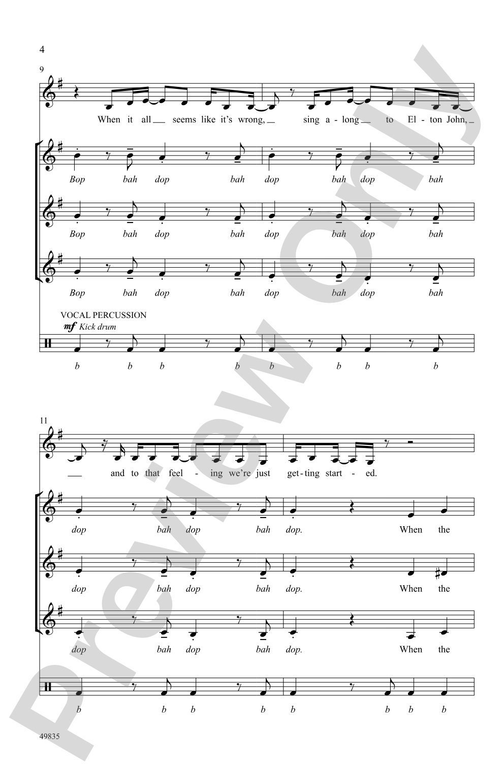 Permission to Dance: SSA, <i>a cappella</i> Choral Octavo