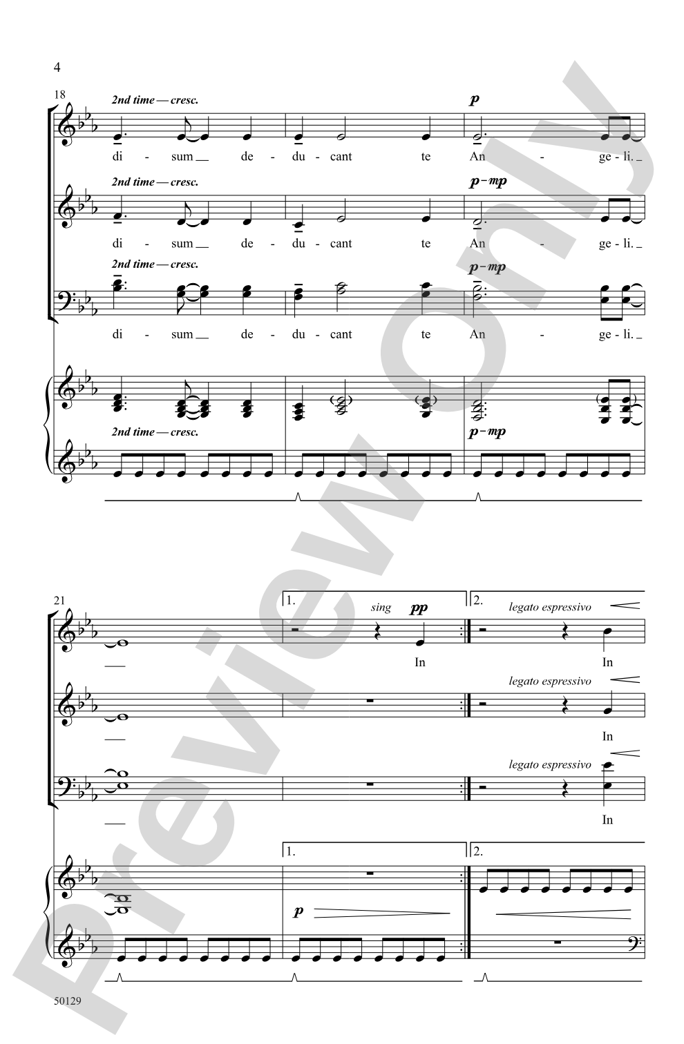 In Paradisum: SATB Choral Octavo