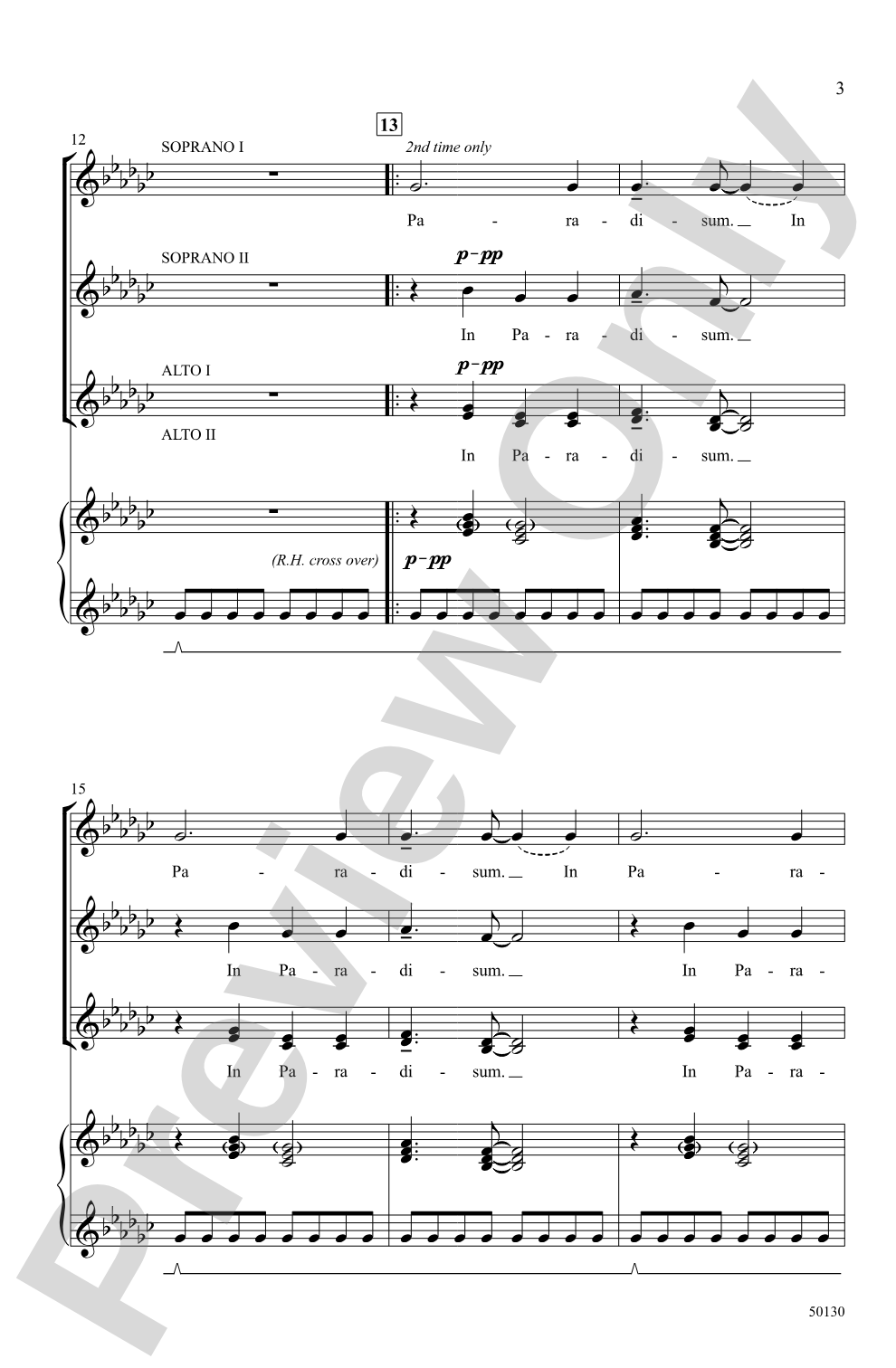 In Paradisum: SSAA Choral Octavo
