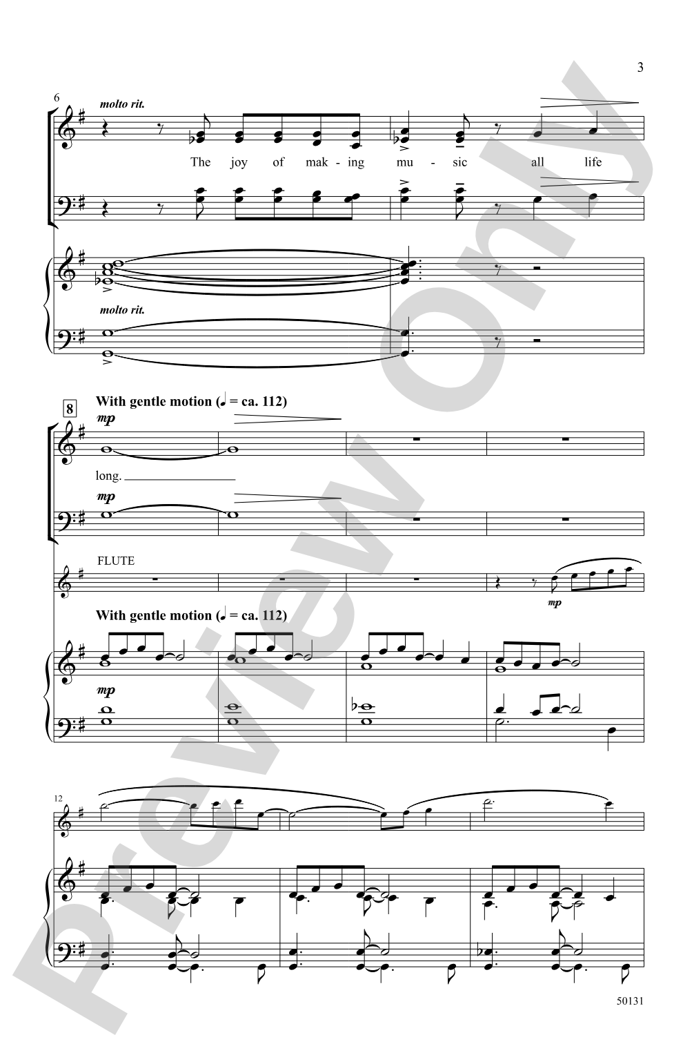 The Power of a Song: SATB Choral Octavo