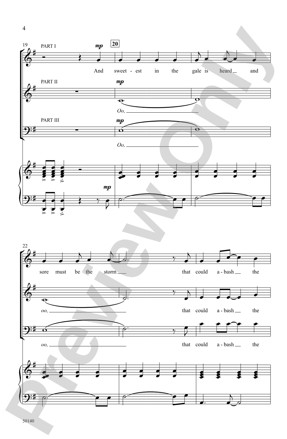 Hope Is the Thing with Feathers: 3-Part Mixed Choral Octavo