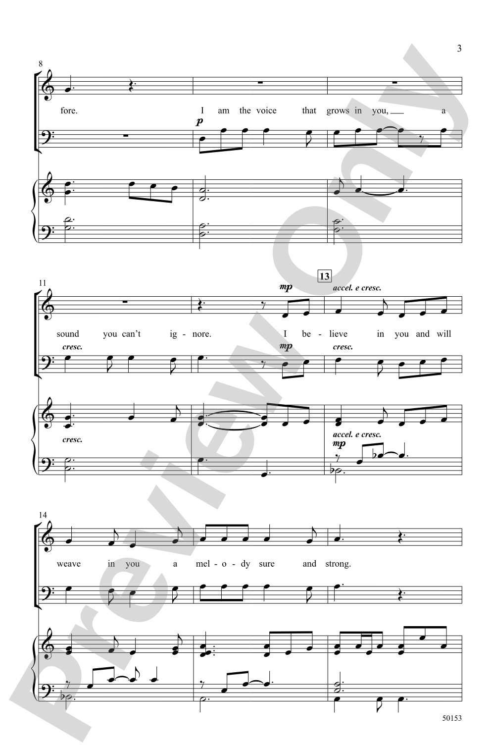 I Am Song: SATB Choral Octavo