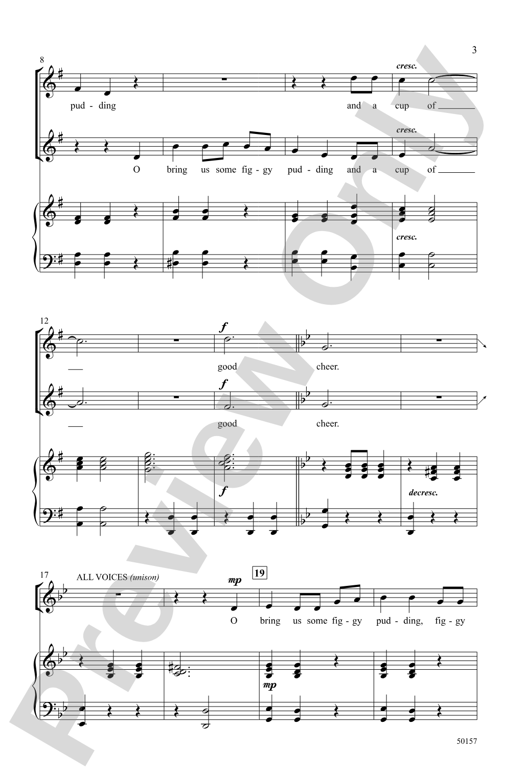 Figgy Pudding!: 2-Part Choral Octavo