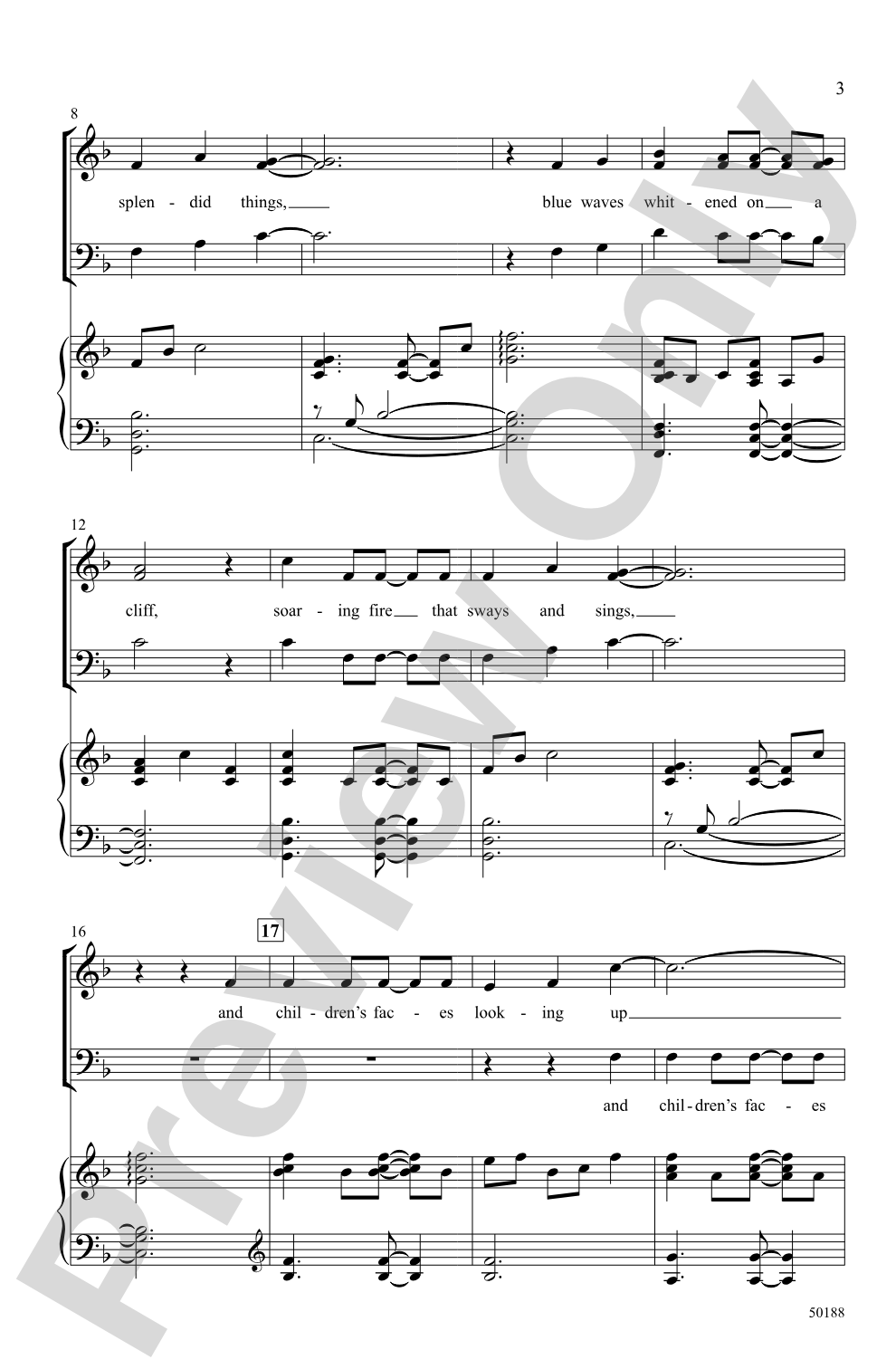 Life Has Loveliness: 3-Part Mixed Choral Octavo
