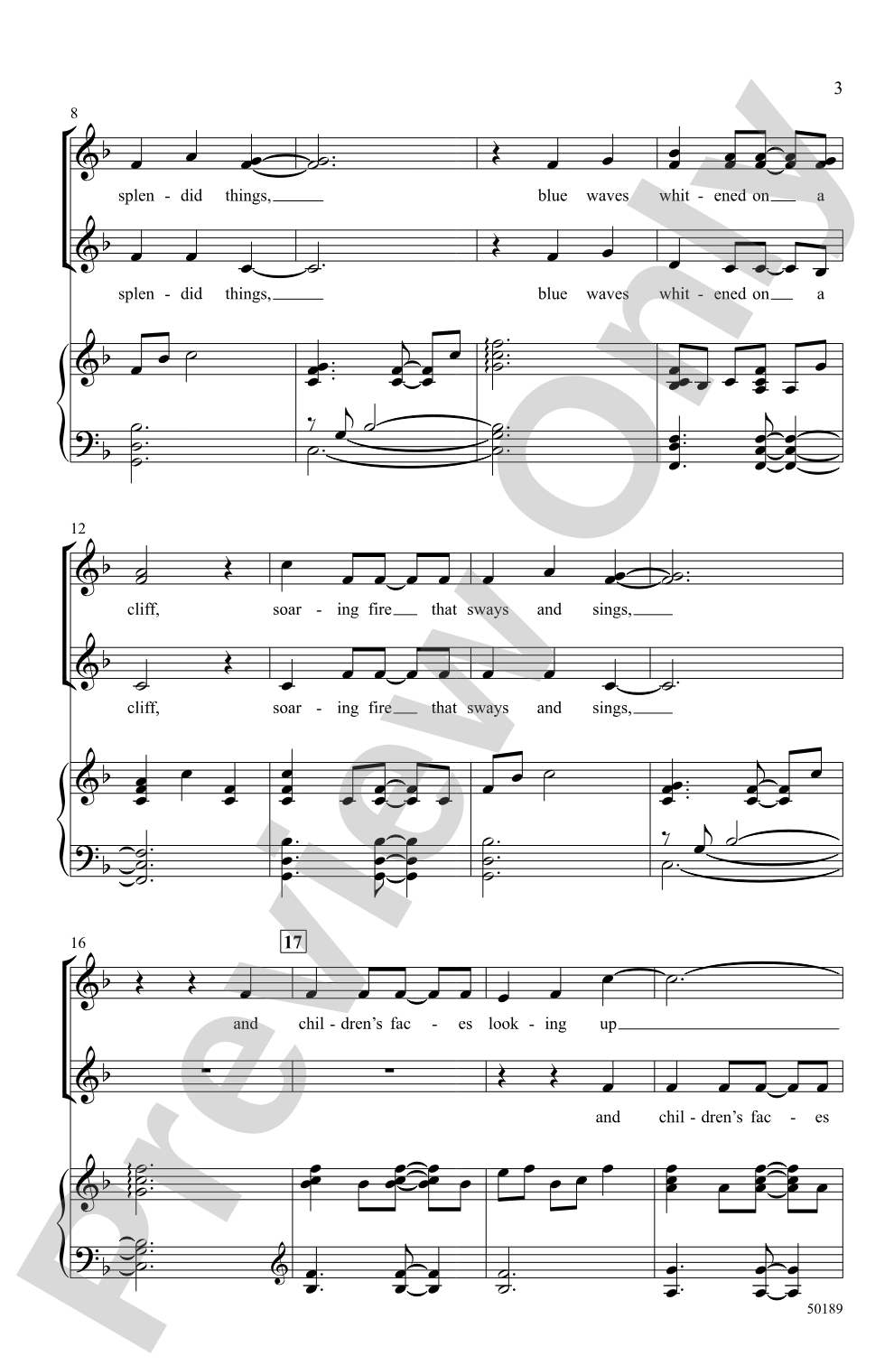 Life Has Loveliness: SSA Choral Octavo