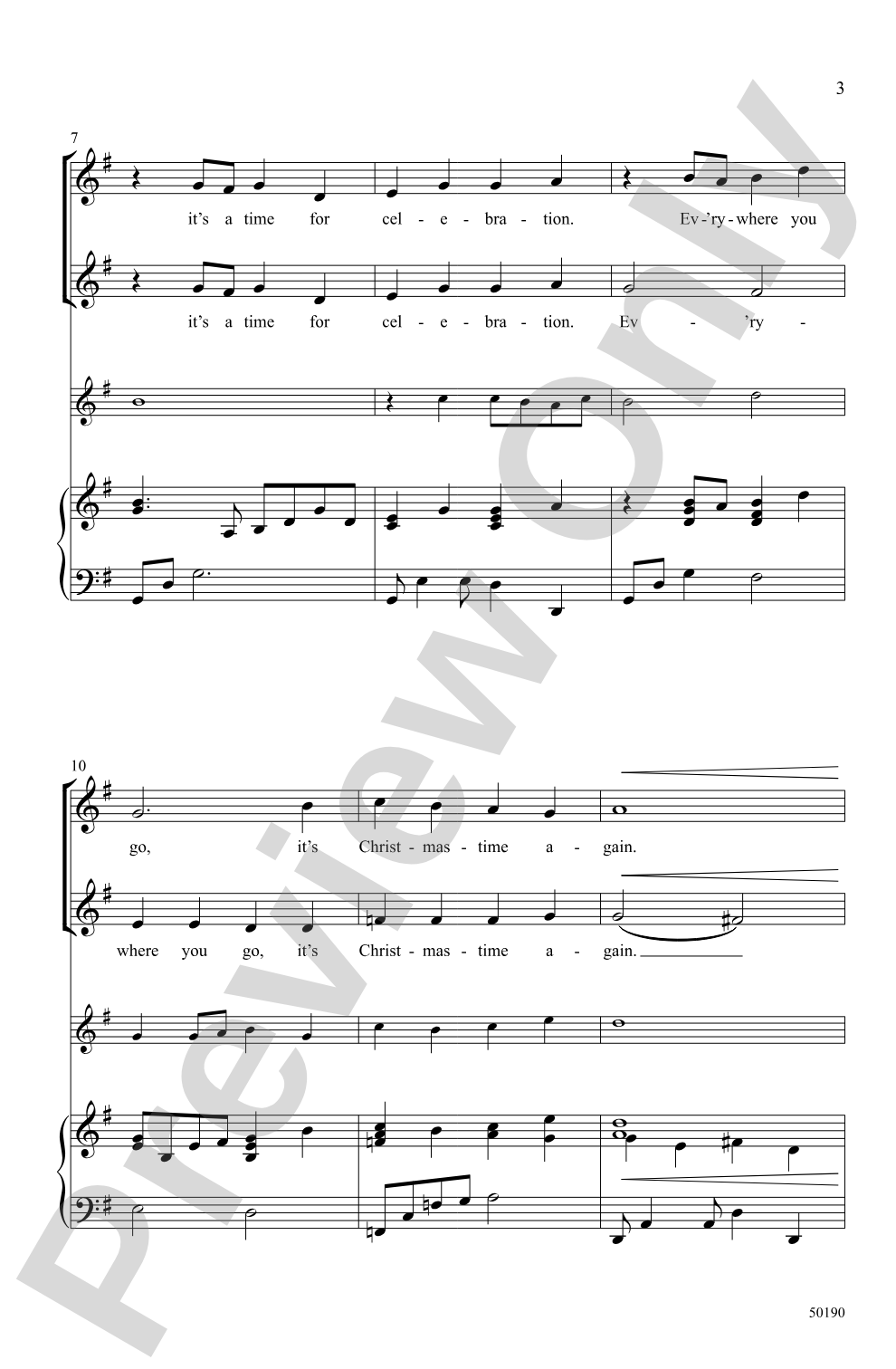 Christmastime Again: 2-Part Choral Octavo