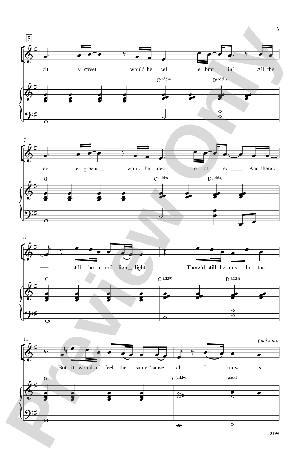 Christmas Isn't Christmas: SSA Choral Octavo