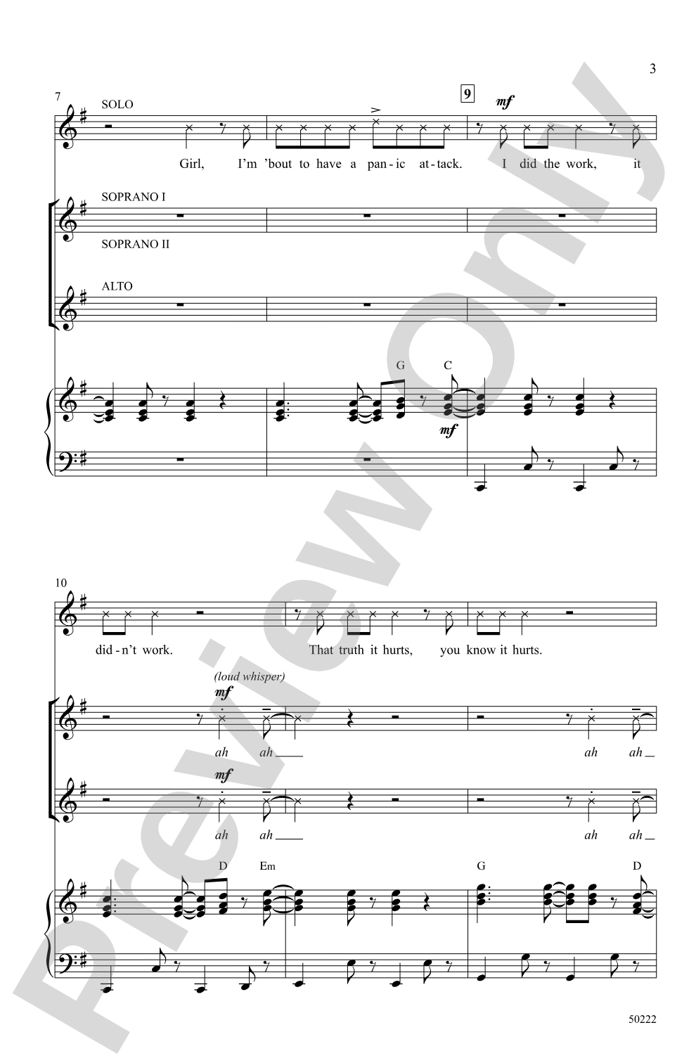 2 Be Loved: SSA Choral Octavo