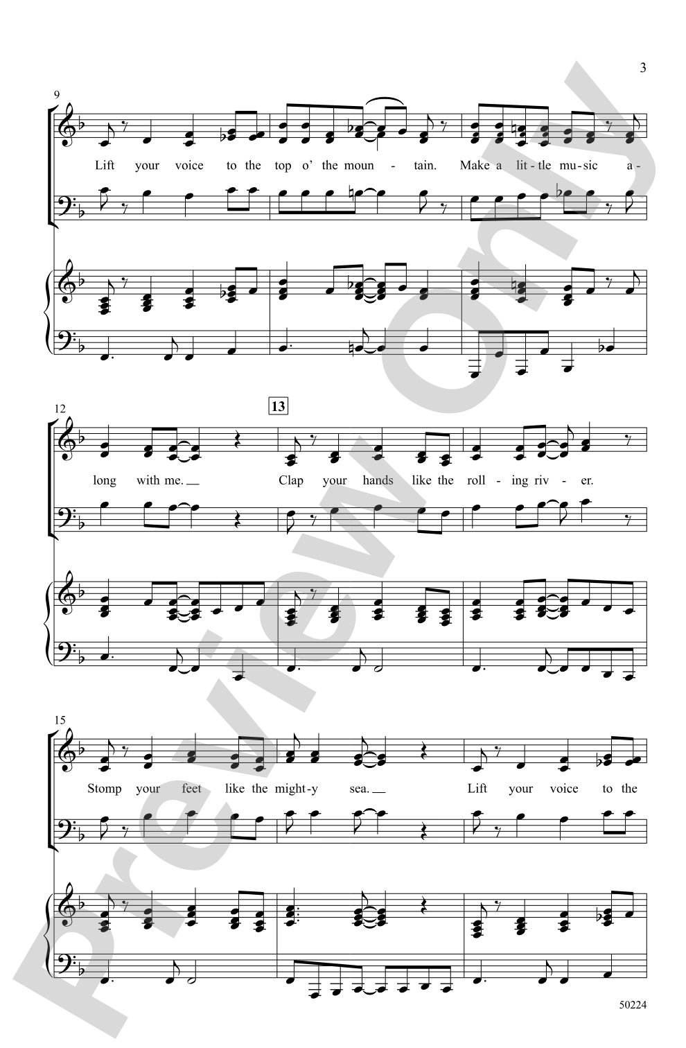 Make a Little Music: 3-Part Mixed Choral Octavo