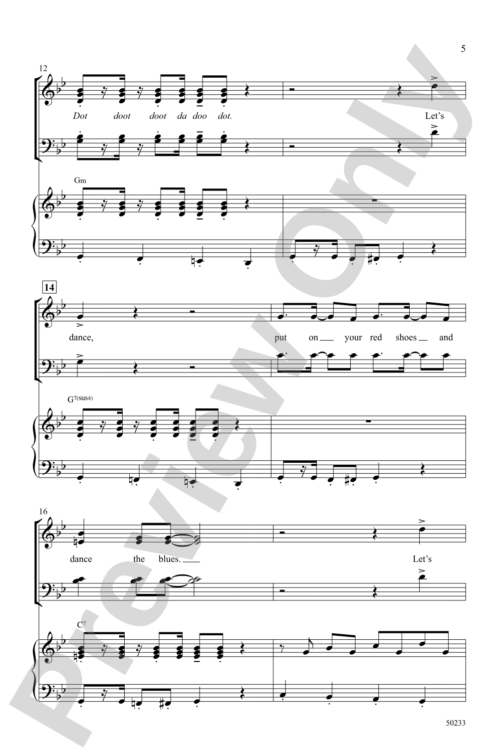 Let's Dance: SATB Choral Octavo