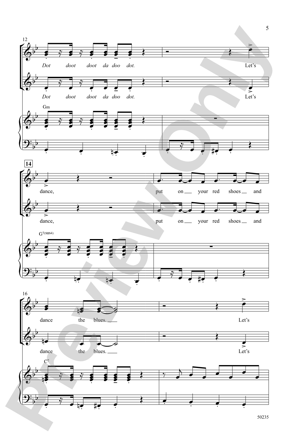 Let's Dance: SSA Choral Octavo