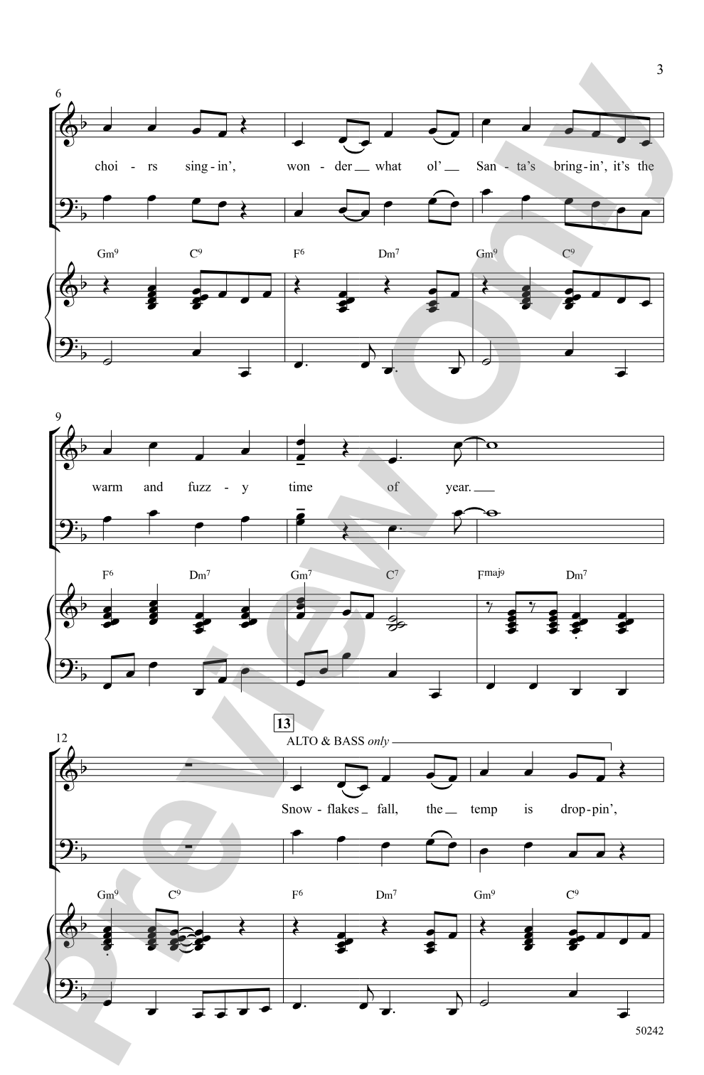 Warm and Fuzzy: SATB Choral Octavo