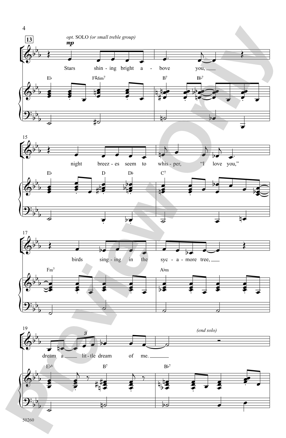 Dream a Little Dream of Me: SAB/3-Part Mixed Choral Octavo