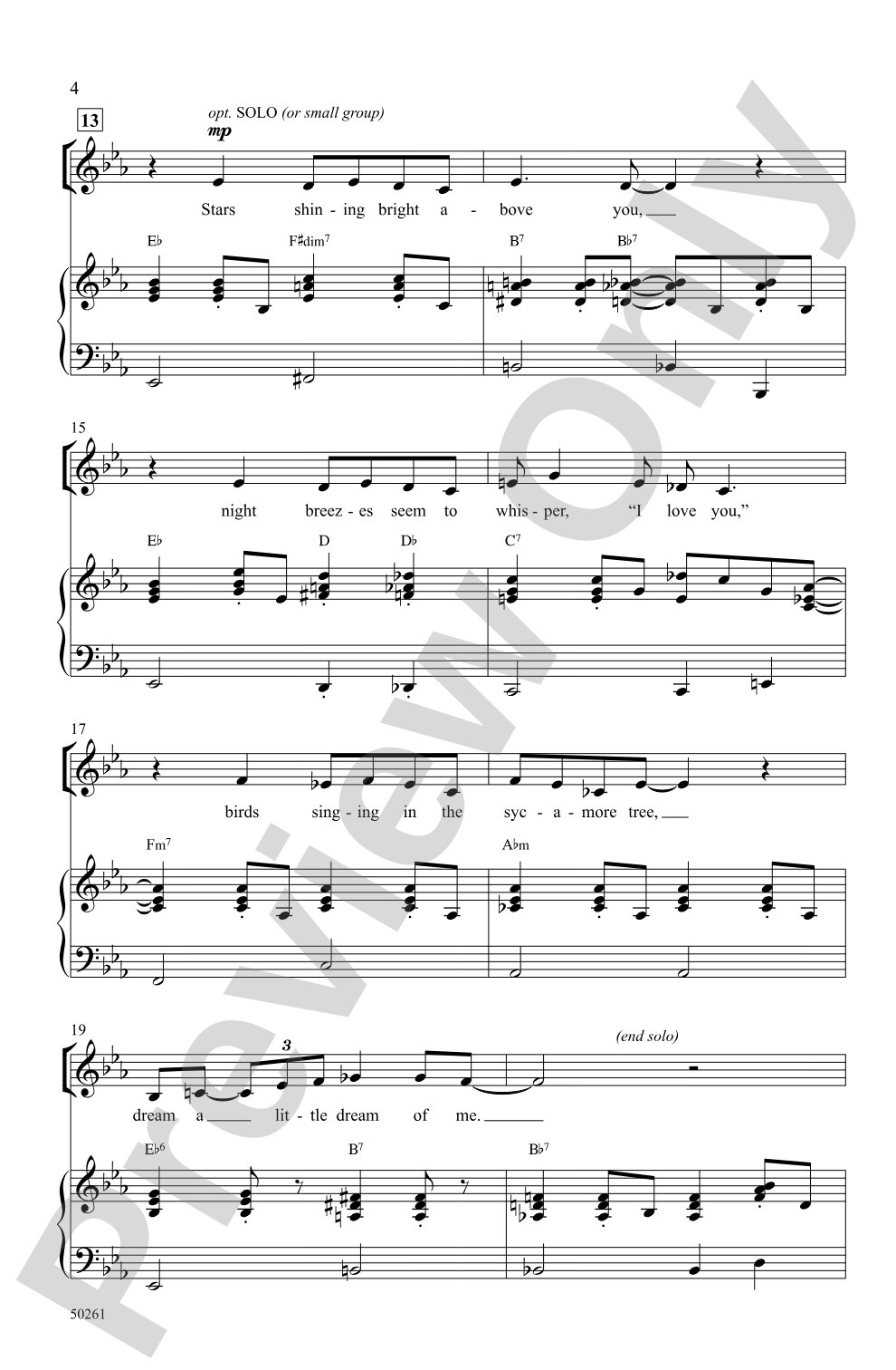 Dream a Little Dream of Me: 2-Part Choral Octavo