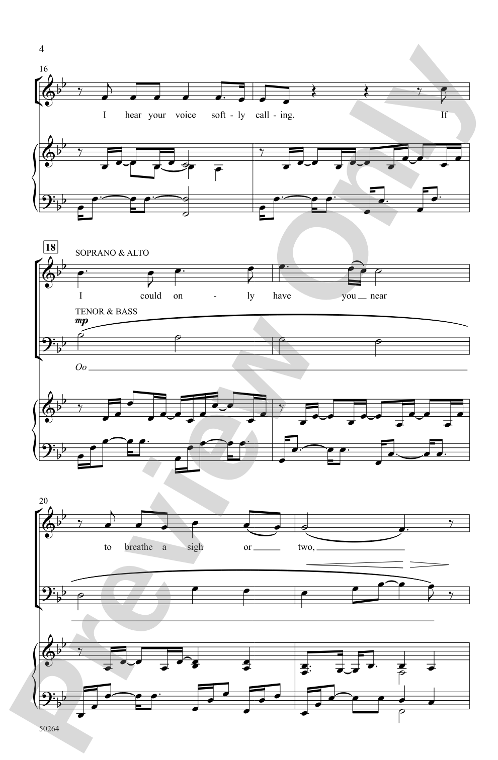 Song for a Winter's Night: SATB Choral Octavo
