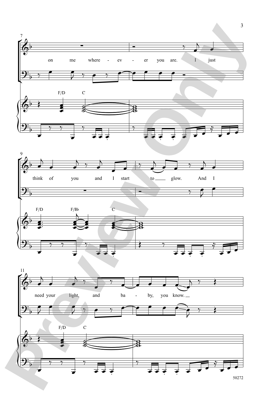 Lucky Star: SATB Choral Octavo