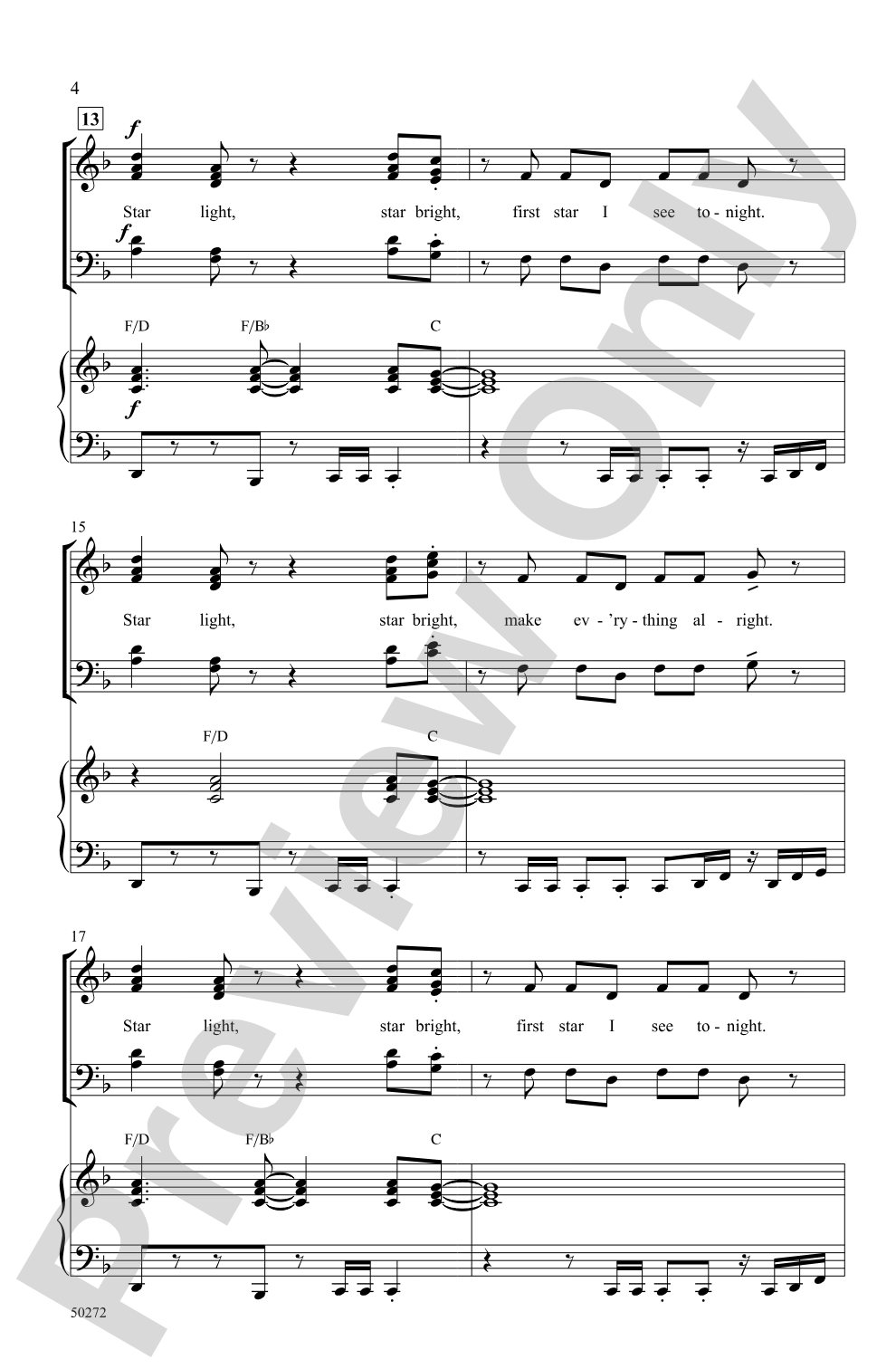 Lucky Star: SATB Choral Octavo