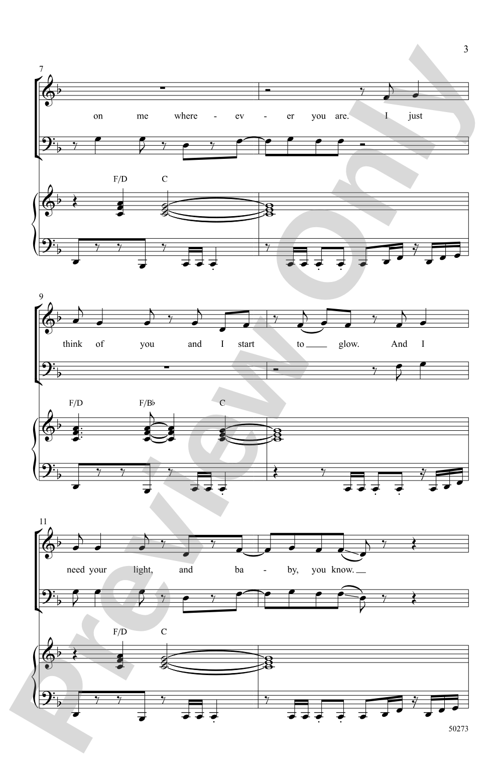 Lucky Star: SAB Choral Octavo