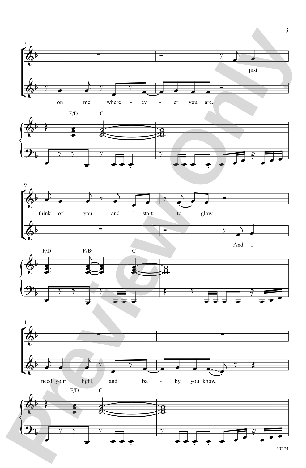 Lucky Star: 2-Part/SSA Choral Octavo