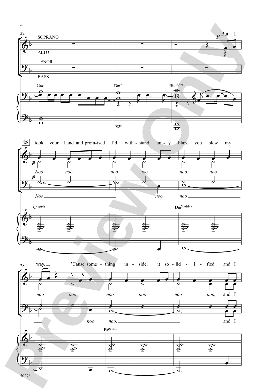 Heart of Stone: SATB Choral Octavo