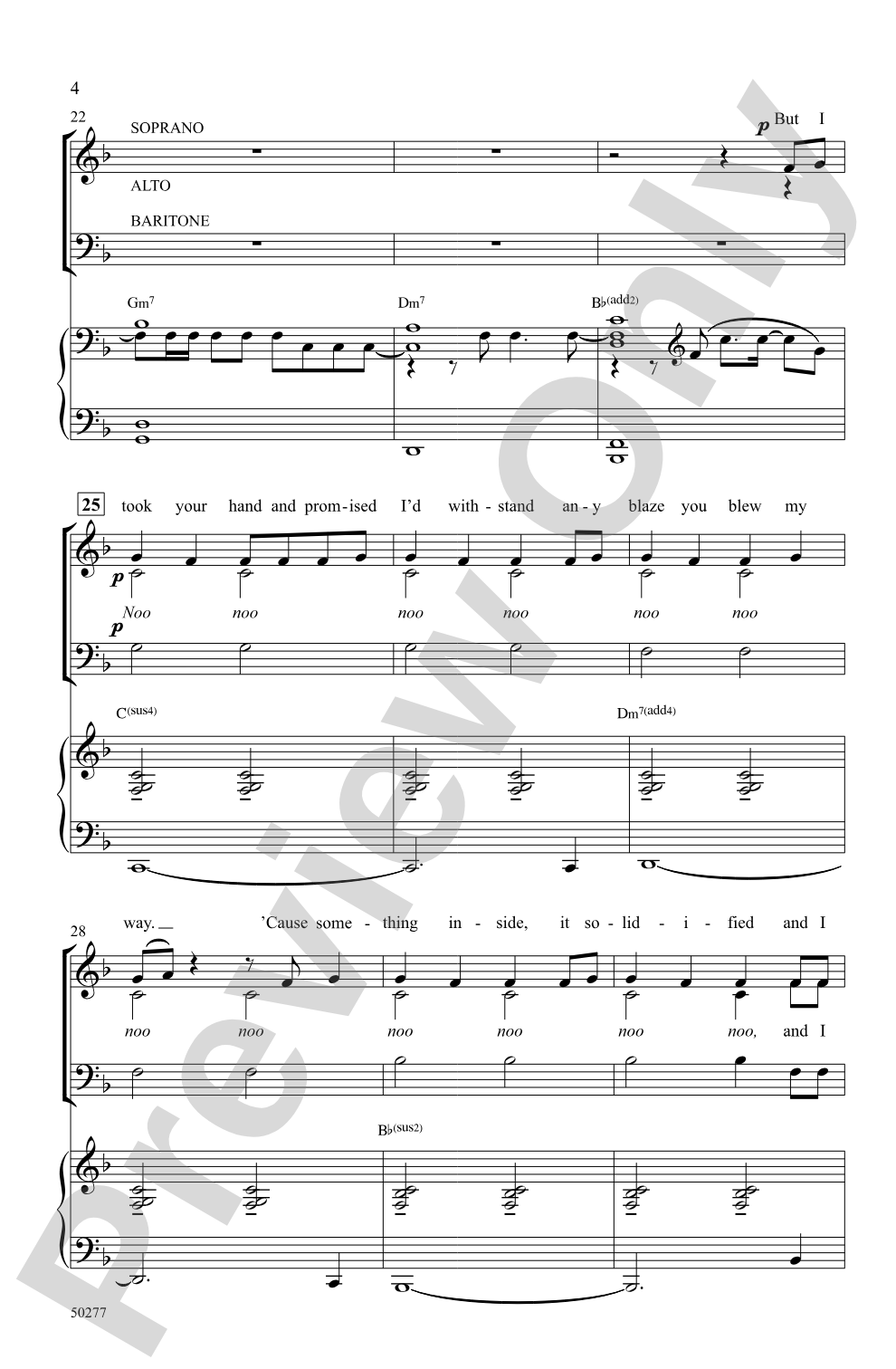 Heart of Stone: SAB Choral Octavo