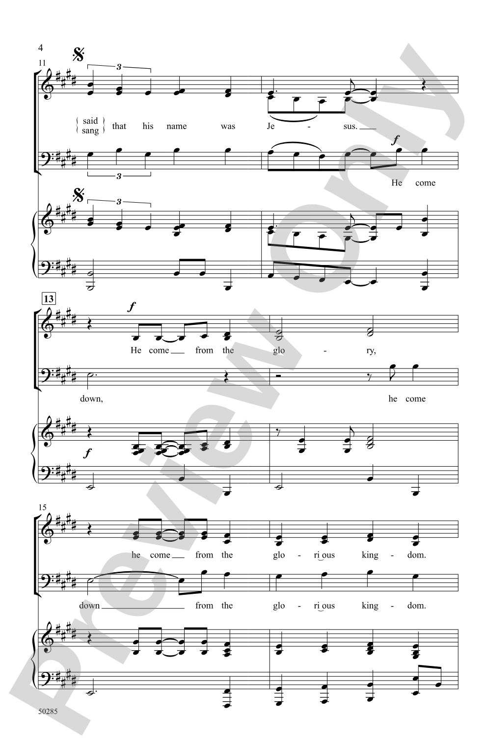 The Virgin Mary Had a Baby Boy: SAB Choral Octavo