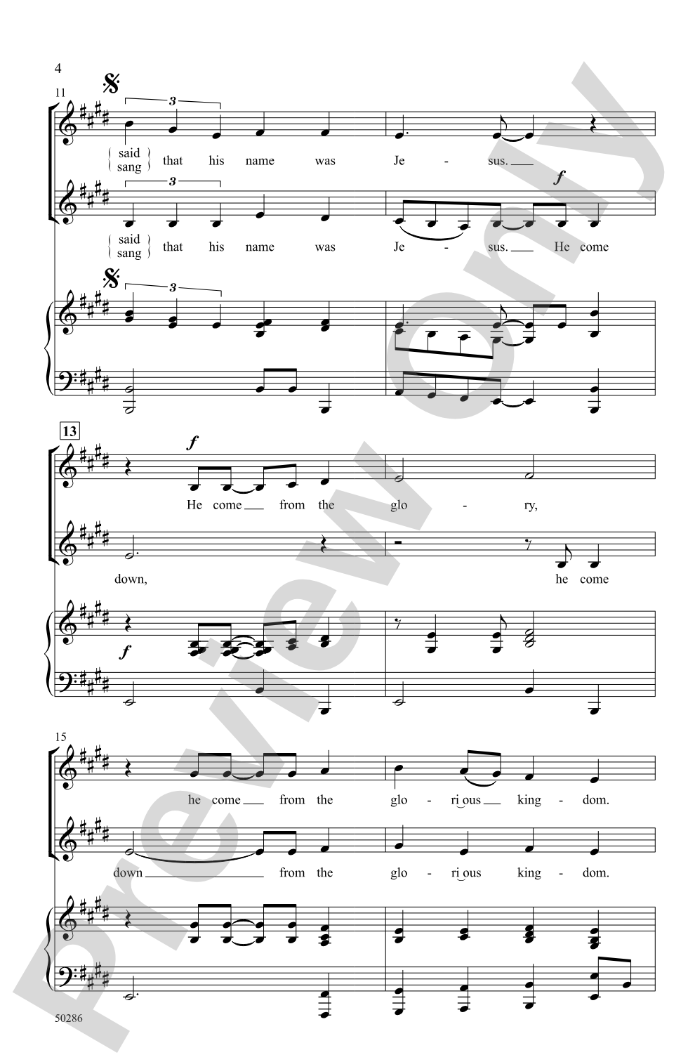 The Virgin Mary Had a Baby Boy: 2-Part Choral Octavo