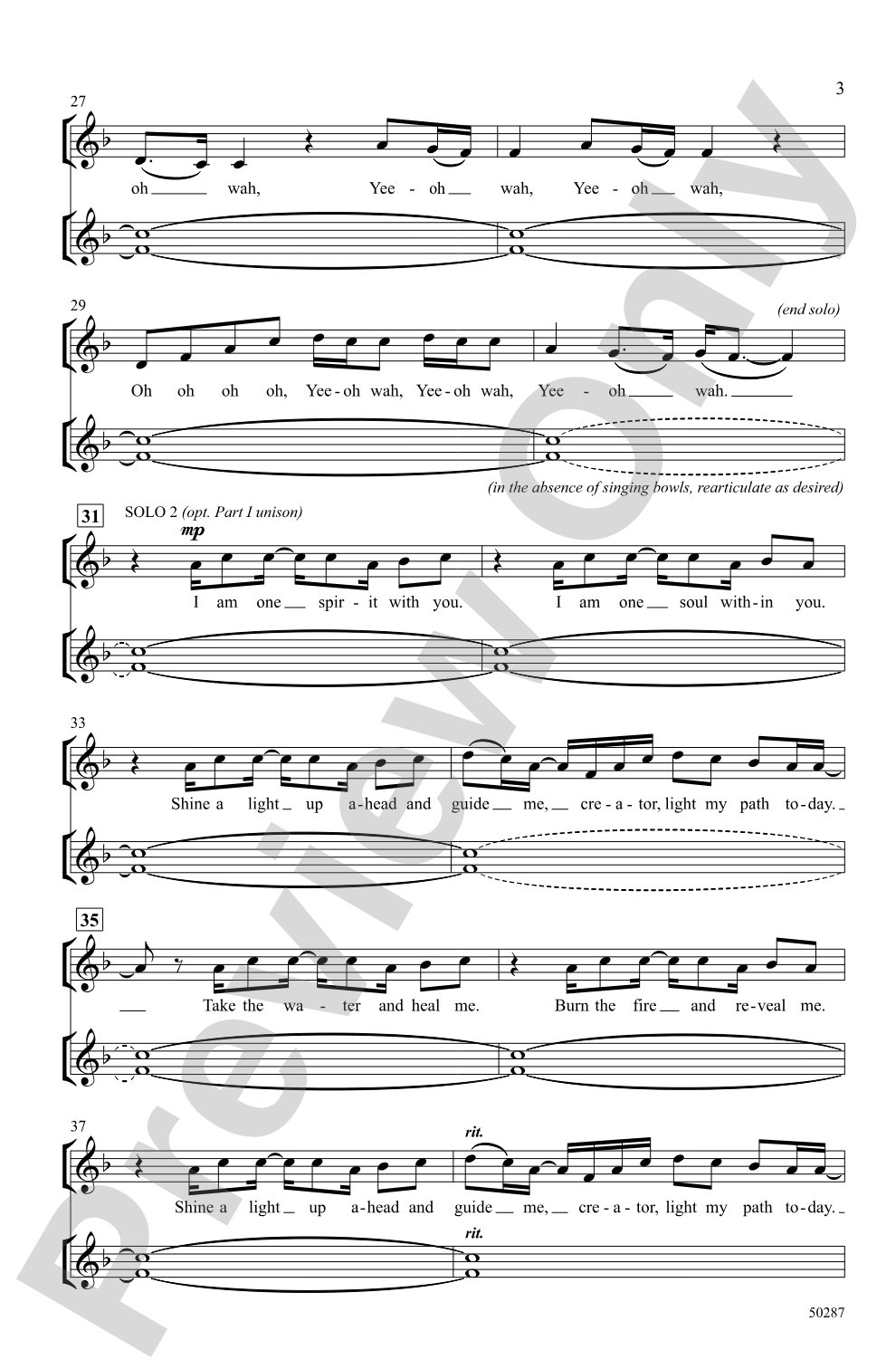 Cherokee Morning Song: 2-Part (Any Combination) Choral Octavo
