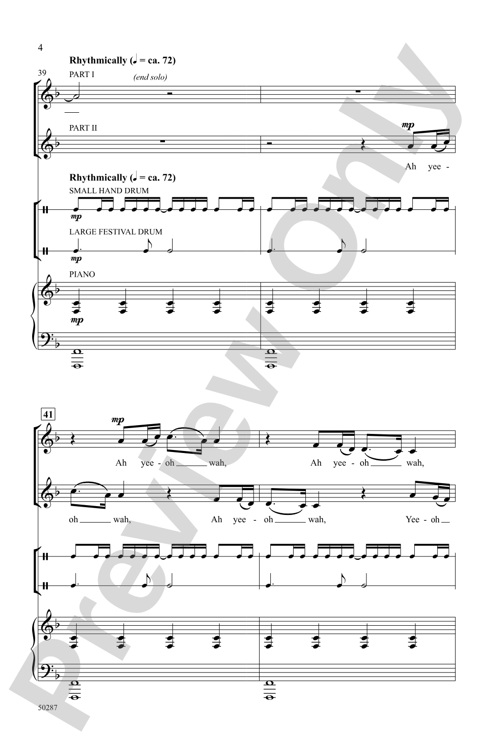 Cherokee Morning Song: 2-Part (Any Combination) Choral Octavo