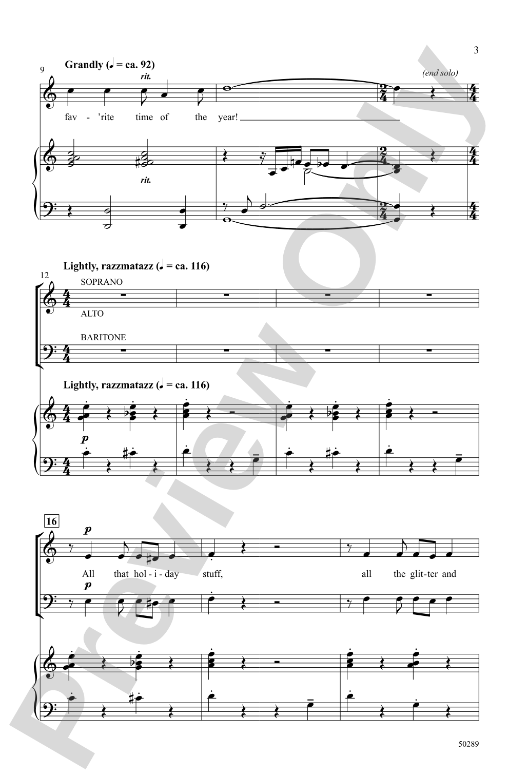 All That Holiday Stuff!: SAB Choral Octavo