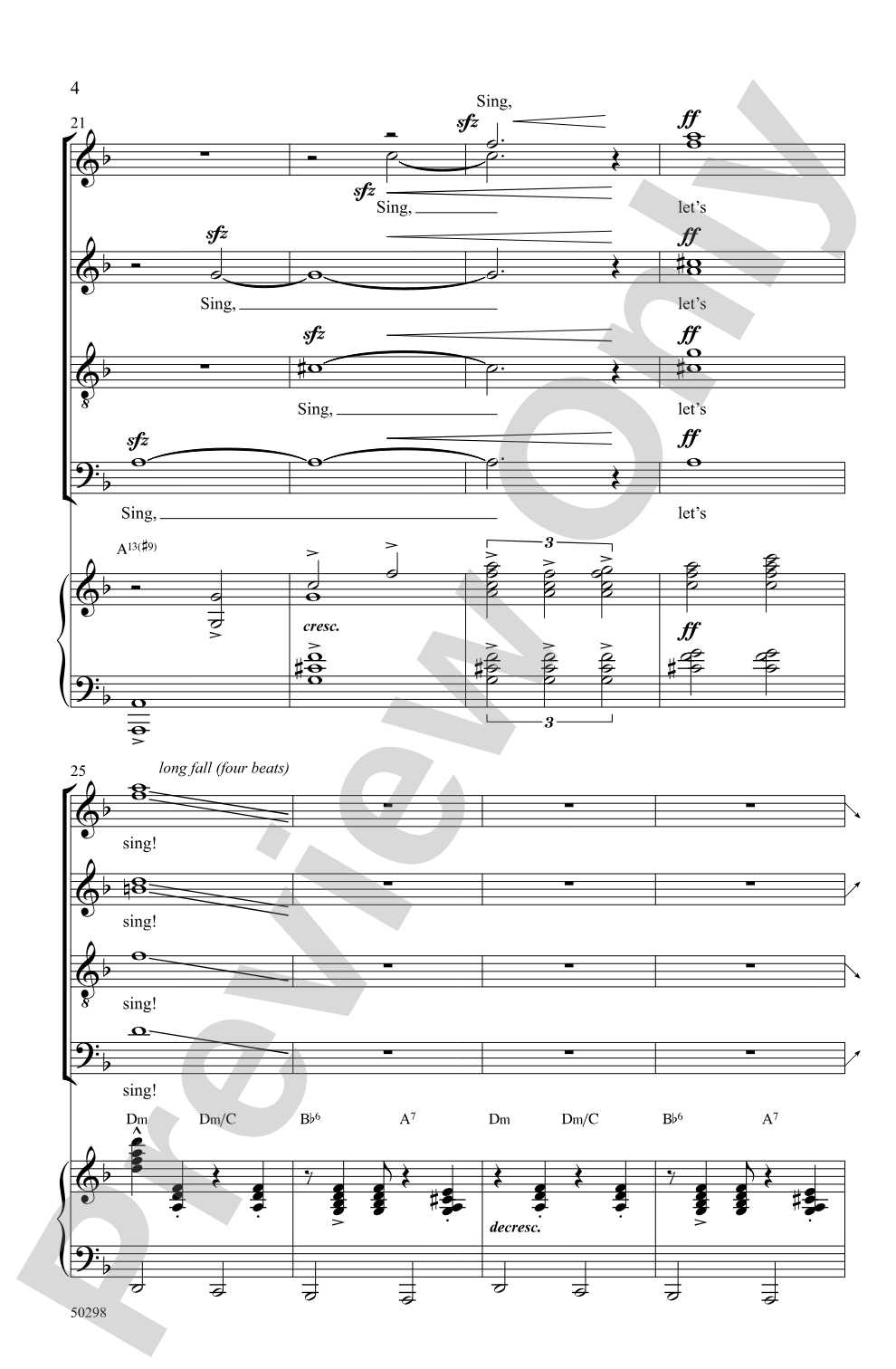 Sing, Sing, Sing: SATB Choral Octavo