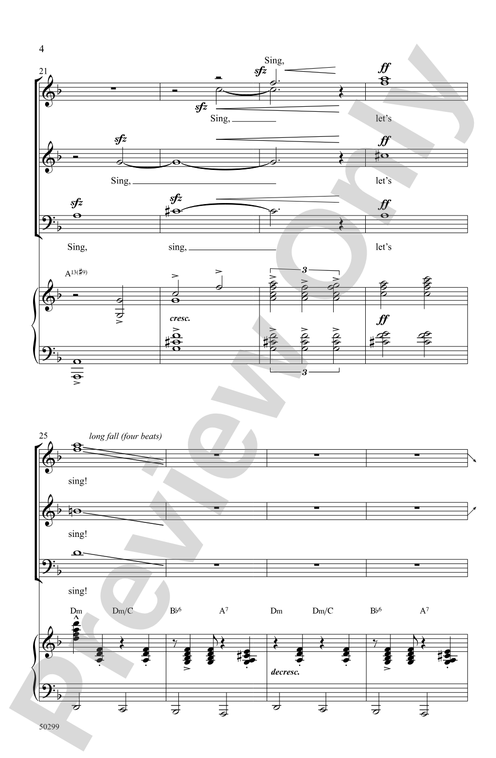 Sing, Sing, Sing: SSAB Choral Octavo