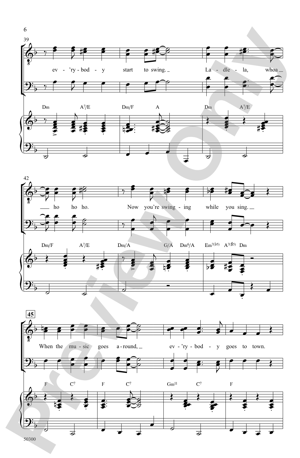 Sing, Sing, Sing: TTBB Choral Octavo