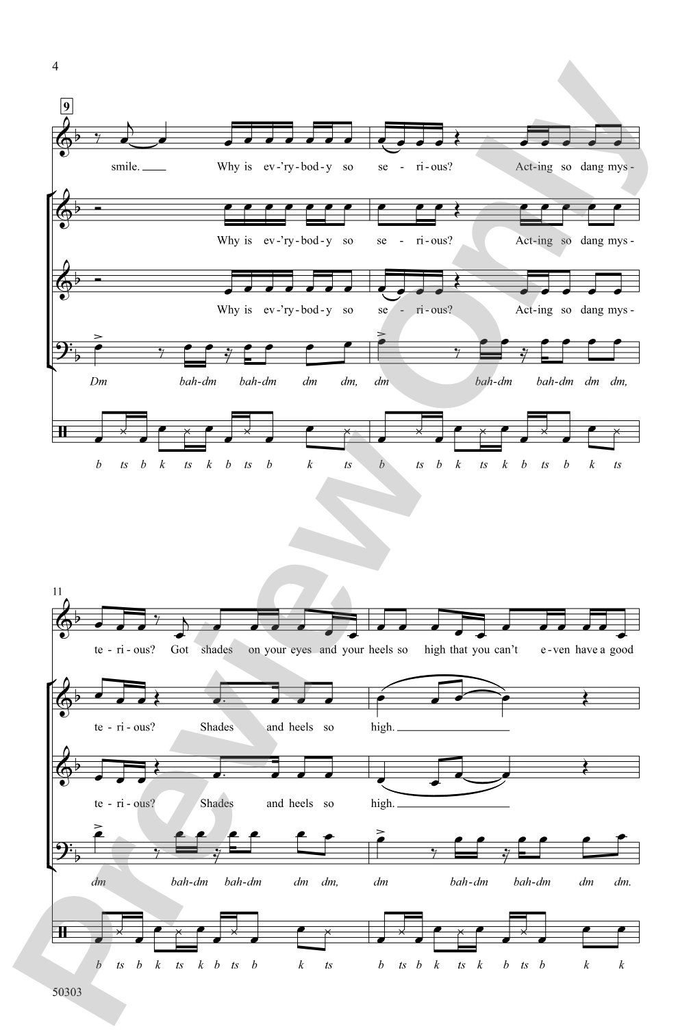 Price Tag: 3-Part Mixed, <I>a cappella</I> Choral Octavo
