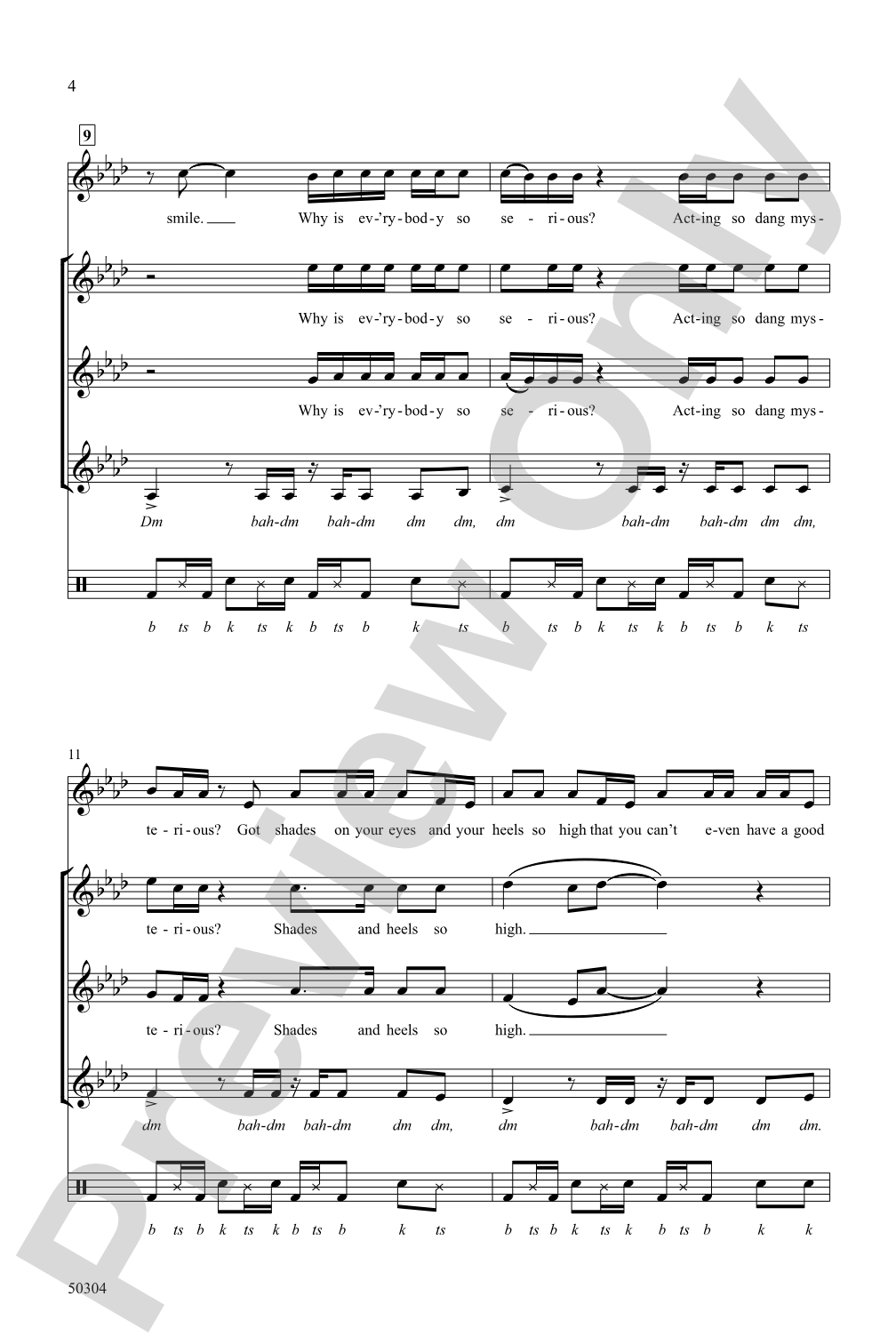 Price Tag: SSA, <i>a cappella</i> Choral Octavo